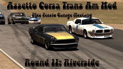 Assetto Corsa Trans Am 1970 Season Round 11 Riverside YouTube