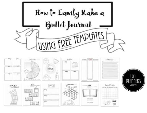 FREE Bullet Journal Printables PDF Customize Online