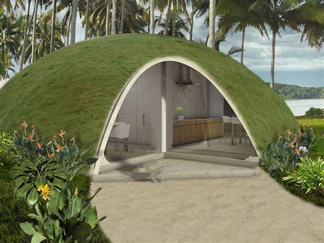 A Wild Proposal For Domed Houses Made Of Inflated Concrete Wired