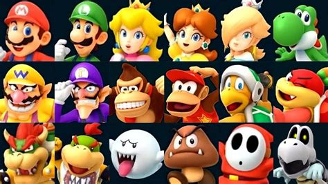 super mario party all characters