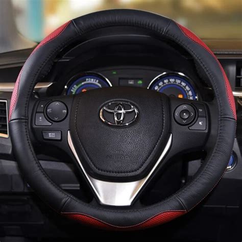 38cm Sport Car Steering Wheel Cover Case For Toyota Yaris Vios Corolla