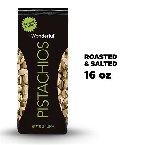 Wonderful Pistachios Roasted And Salted Oz Walmart Com