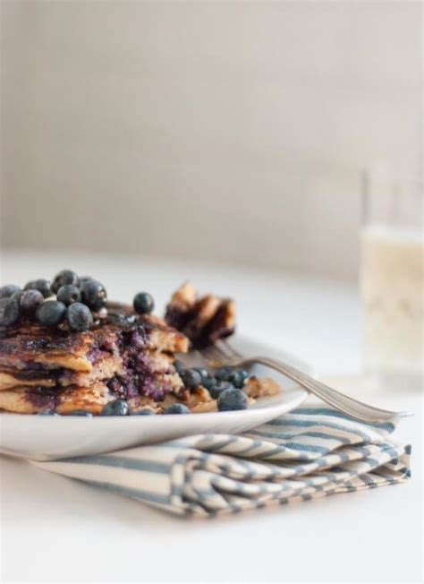 Gluten Free Blueberry Lemon Yogurt Pancakes Cookie And Kate