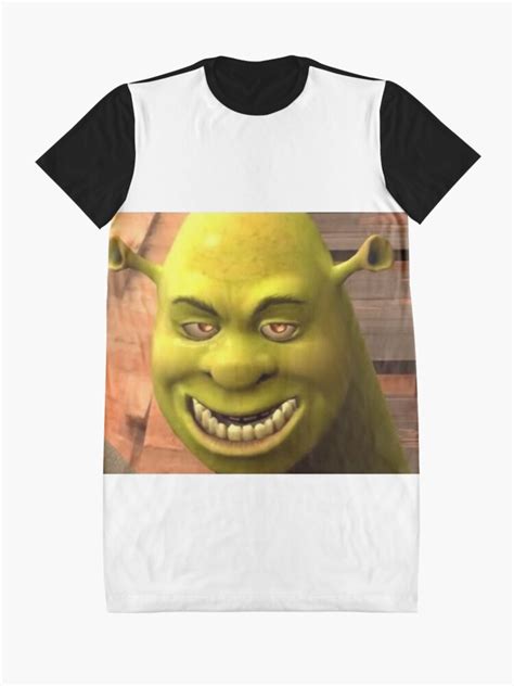 Creepy Shrek Graphic T Shirt Dress For Sale By Alexis6214 Redbubble