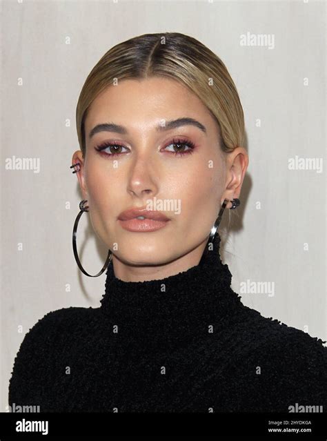 hailey baldwin attending the hammer museum gala in the garden honoring ava duvernay and hilton