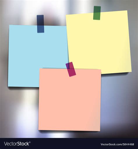 Sticky Notes Wallpapers Royalty Free Vector Image