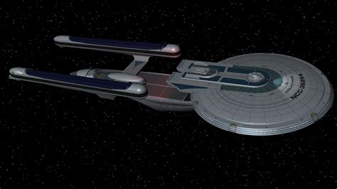 Excelsior Class Starship Uss Kitty Hawk Ncc 36254 Star Trek Ships
