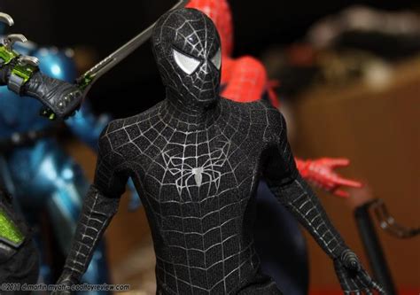 Jme ￣ε￣ Hot Toys Spider Man 3 Black Spider Man