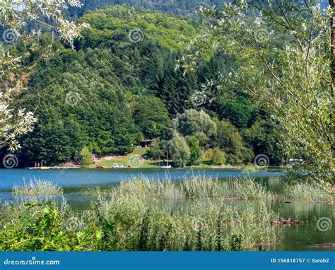 Gramolazzo Lake Garfagnana Italy August 9 2019 A Beautiful Area
