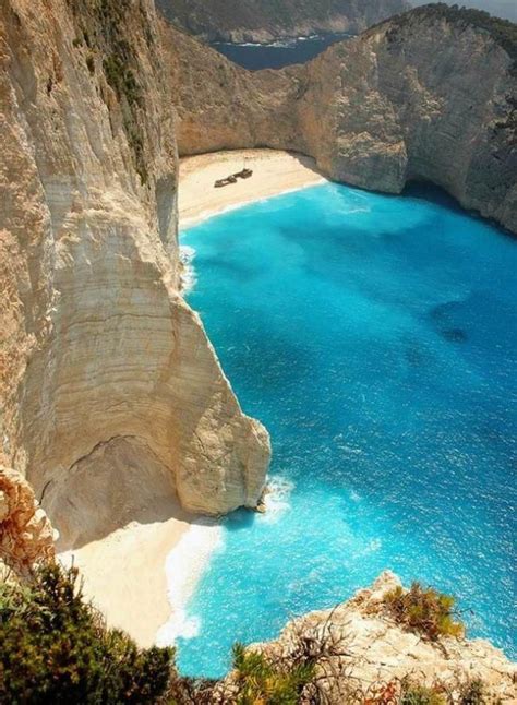 Navagio Beach Greek Ναυάγιο or the Shipwreck is an exposed cove