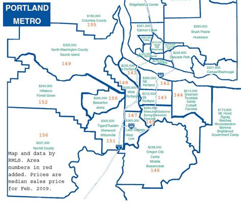 Portland Metro County Map