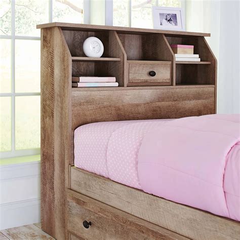 Better Homes And Gardens Crossmill Twin Bookcase Headboard Weathered