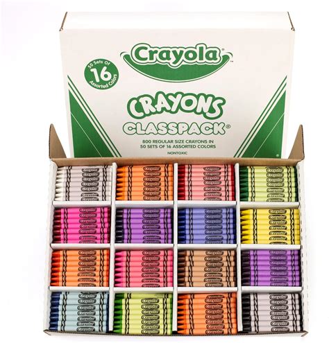 Crayola Classic Color Pack Crayons Ea 16 Count Pack Of 6