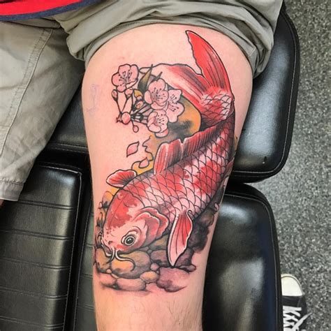 Awesome Koi Fish Tattoo Designs For Men