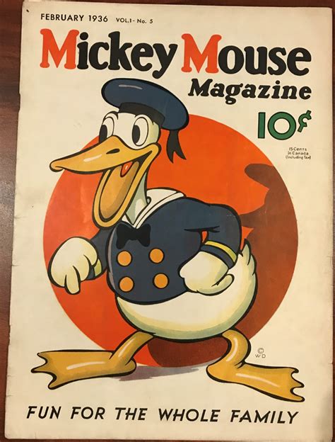 Gac Featured Golden Age Cover Mickey Mouse Magazine Vol 1 No 5 1936 The Golden Age Of