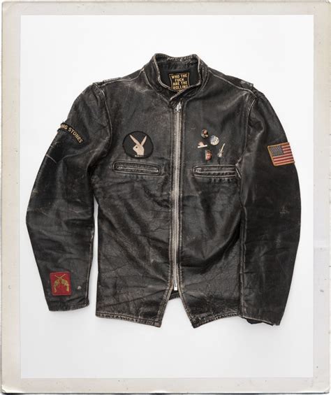 Our jackets are made with either thick protective leather, lite weight leather or textiles. The Rolling Stones Custom Leather Motorcycle Jacket ...