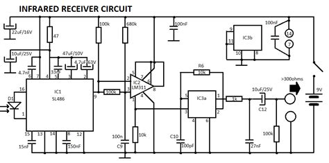 Infrared Receiver Circuit With Bpw41n