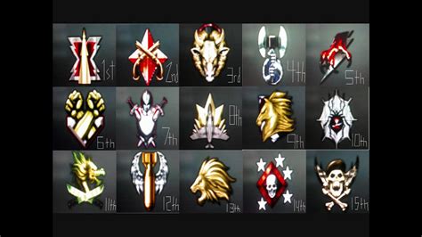 Call Of Duty Black Ops All New Prestige Emblems 1 15 In 1080p Youtube