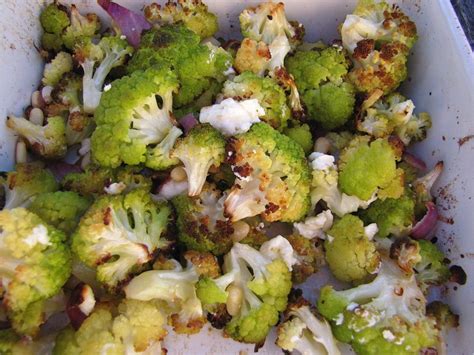 Green Cauliflower Roast The Cauliflower In A 425 F Degree Oven With A
