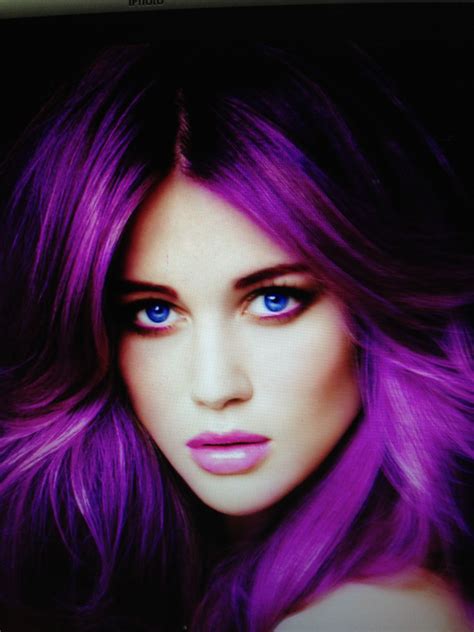 Love This Colour Girl With Purple Hair Hair Styles Hair Color Crazy