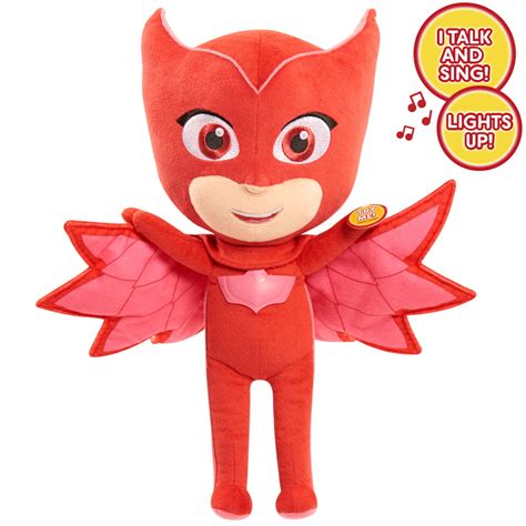 Pj Masks Sing And Talking Feature Plush Owlette Ages 3
