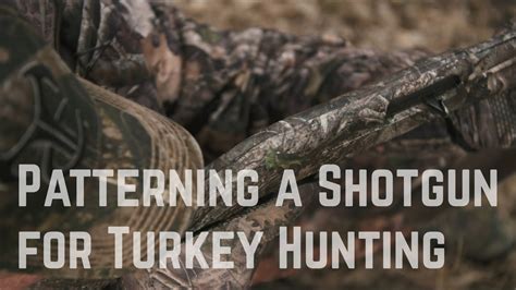 Patterning A Shotgun For Turkey Hunting With Rob Keck And Truetimber