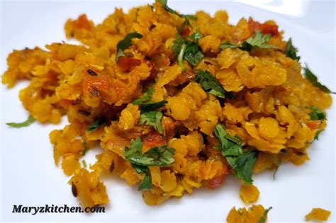 Sukhi Masoor Dal Ki Sabji Recipe Marys Kitchen