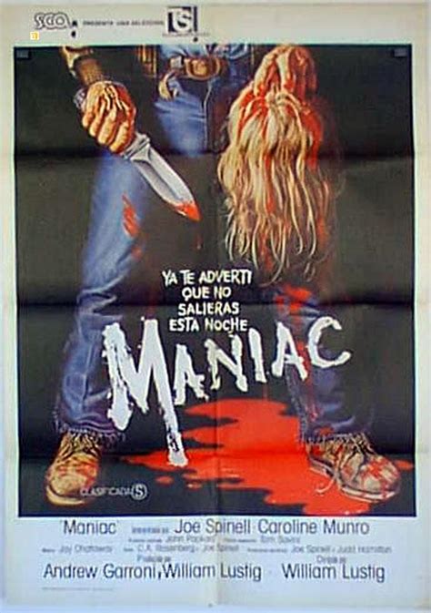 maniac 1980dir william lustigcast joe spinellcaroline munroespaa 70x100 cm 27x41 inches