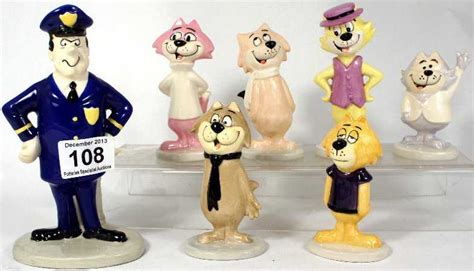 Beswick Set Of Top Cat Figures Comprising Officer Dibbl