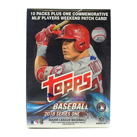 2018 Topps Series 1 Baseball 10 Pack Blaster Box Da Card World