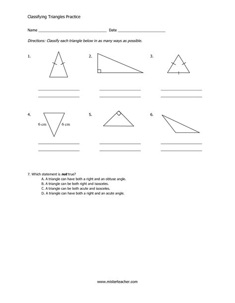13 Best Images of Classifying Triangles By Angles Worksheet ...