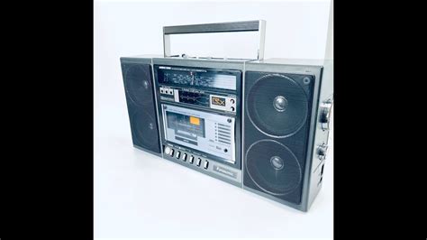 National Panasonic Rx F L Retro Boombox Radio Cassette Player Ambience