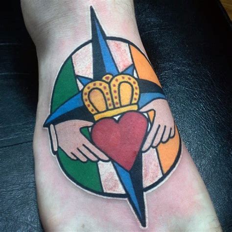 50 Claddagh Tattoo Designs For Men Irish Icon Ink Ideas