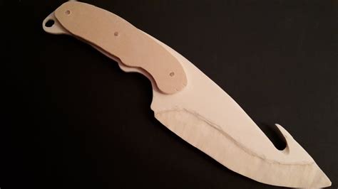 Every knife is custom handmade with pride. Wooden Gut Knife tutorial - Free templates - YouTube