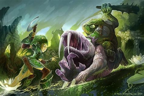 Swamp Attack By Guzboroda On Deviantart Iconic Characters Fantasy