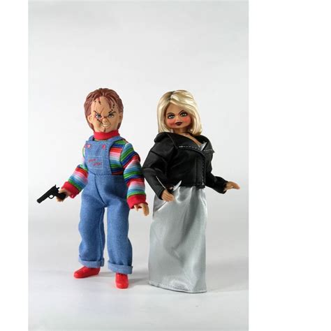 Mego Horror Bride Of Chucky 8 Chucky And Bride Of Chucky Collectible Action Figure 2 Pack With