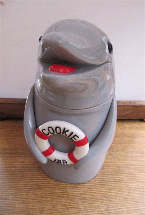 Vintage Dolphin Cookie Jar Talking Dolphin Cookie Jar Canister 105