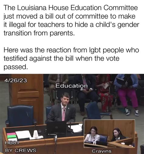 Conservative Memes On Twitter Rt Consmemes The Louisiana House Education Committee