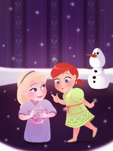 Little Elsa And Anna R Frozen