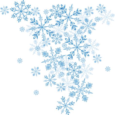 Snowflake Winter Euclidean Vector Christmas Vector Blue Snowflake Png Download