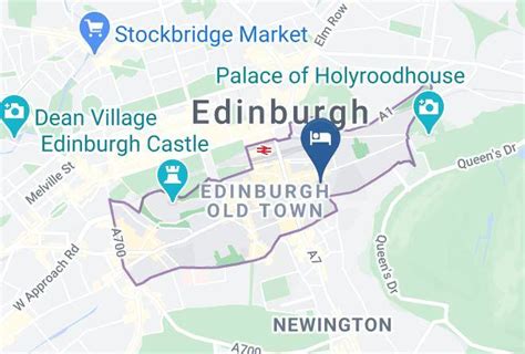 Travelodge Edinburgh Central Map Edinburgh City Scotland