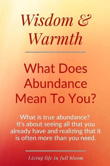 Abundance Synonym