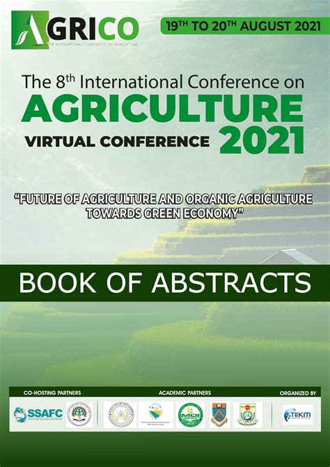 Home The 8th International Conference On Agriculture 2021 Agrico 2021