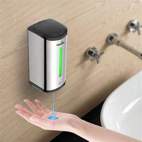 Hkplde Automatic Soap Dispenser Ml Touchless Wall Mount Stainless