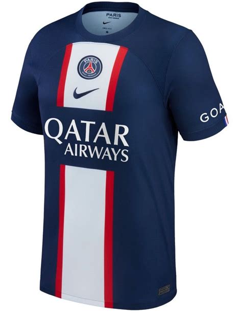 New Psg Jersey 2022 2023 Paris Sg Home Kit With Qatar Airways And Goat