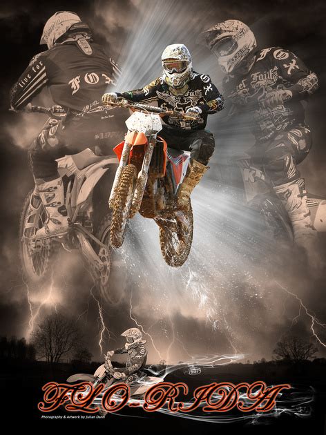 Julian Dann Photography Custom Designed Motocross Poster Art