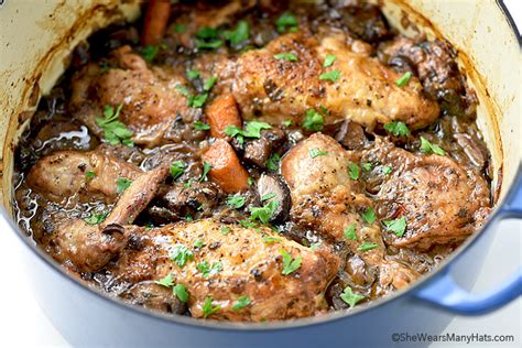 Easy Coq Au Vin With Chicken Breasts