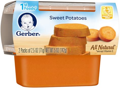 Gerber® 1st Food® Sweet Potatoes Baby My Commissary My Military