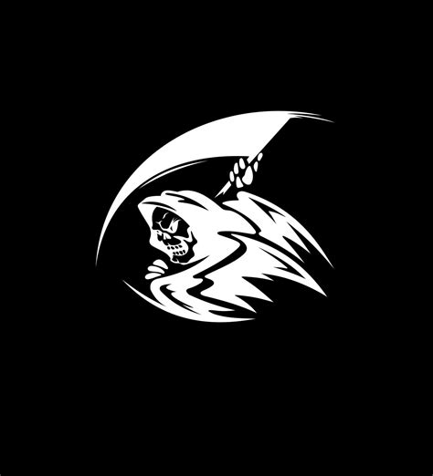 Grim Reaper Vinyl Decal Choose Size And Color Made With 100