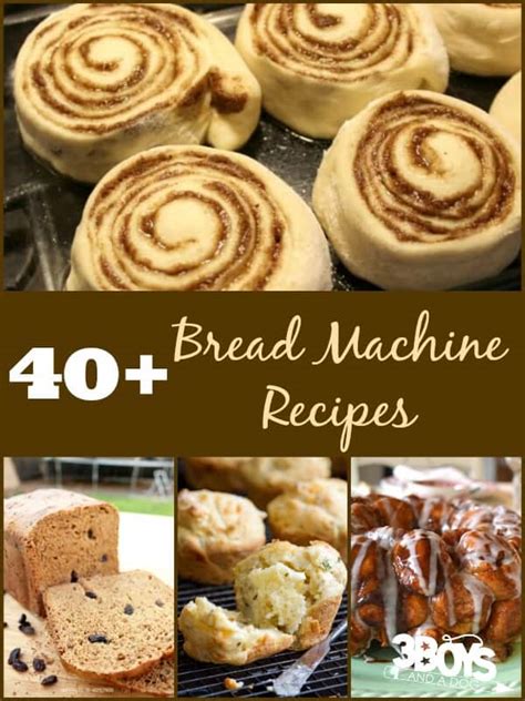 Check out the tips for shaping the sticky dough while barely touching it. 40+ Bread and Bread Machine Recipes - 3 Boys and a Dog - 3 ...